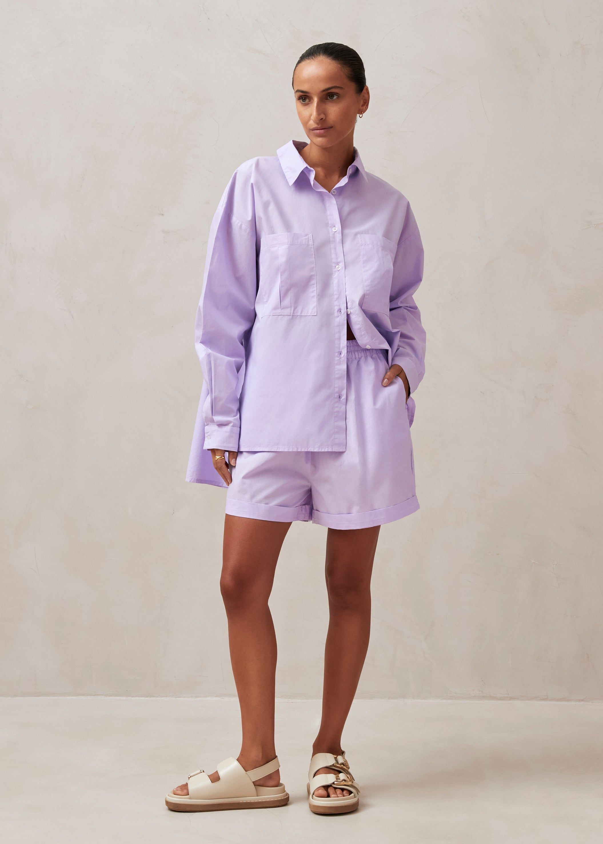 Mae Lilac Shorts sold by Alohas product image thumbnail 4