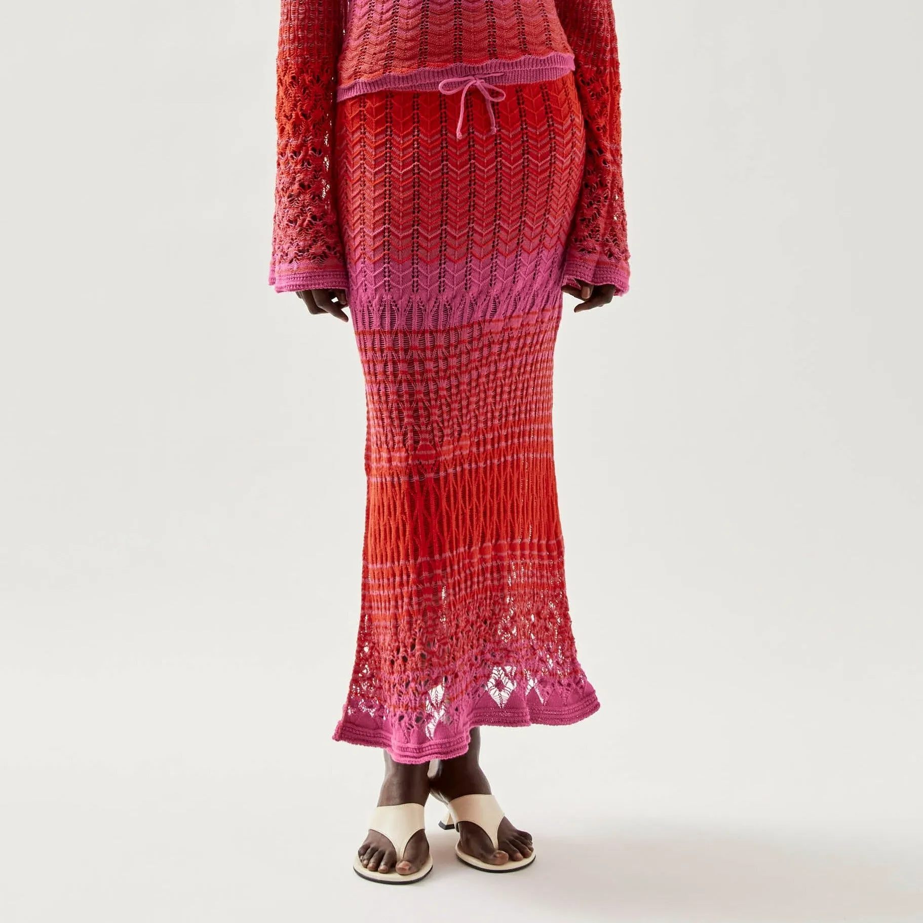 Caterina Red Skirt sold by Alohas product image thumbnail 3