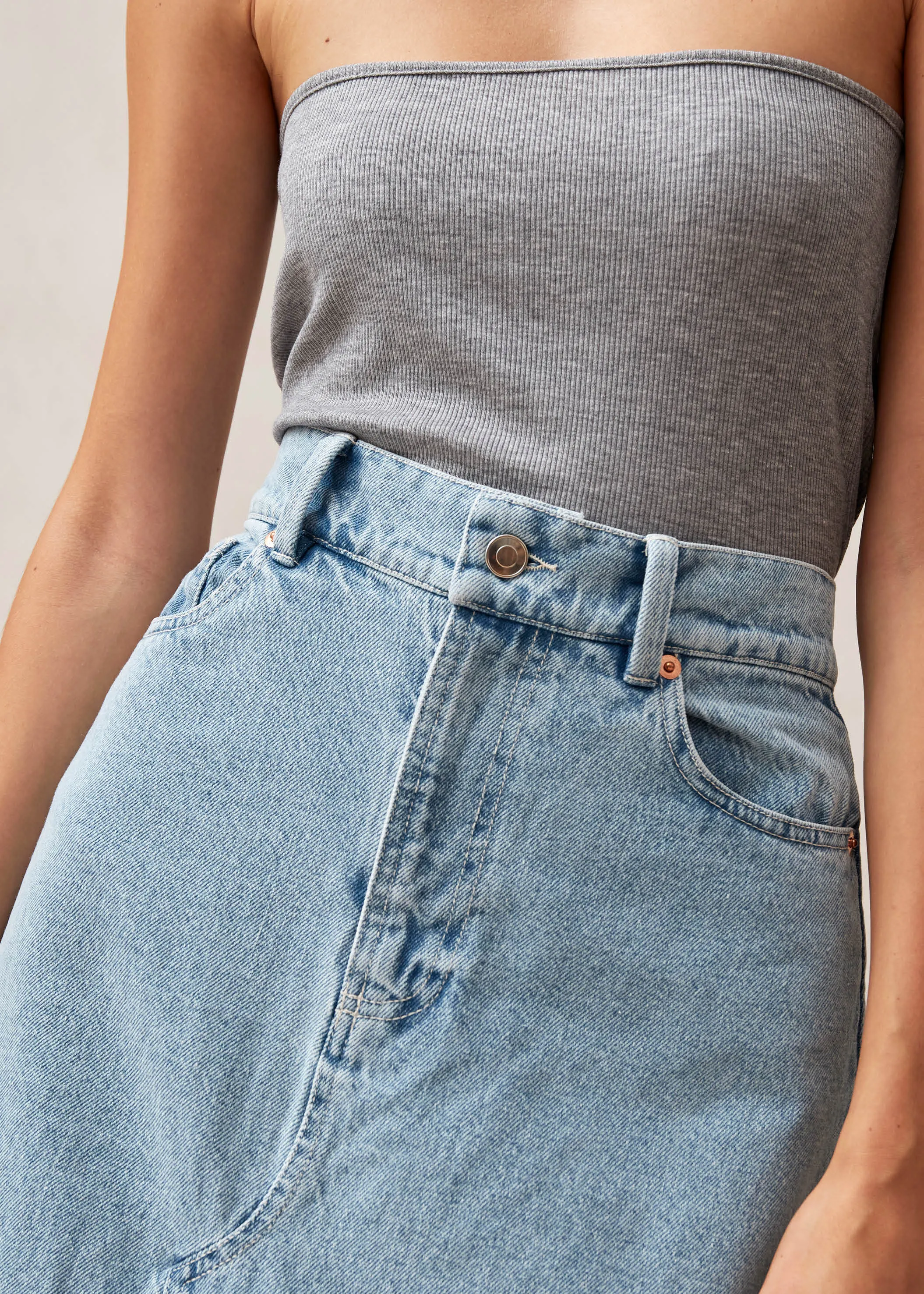 Mariana Blue Denim Skirt sold by Alohas product image thumbnail 5