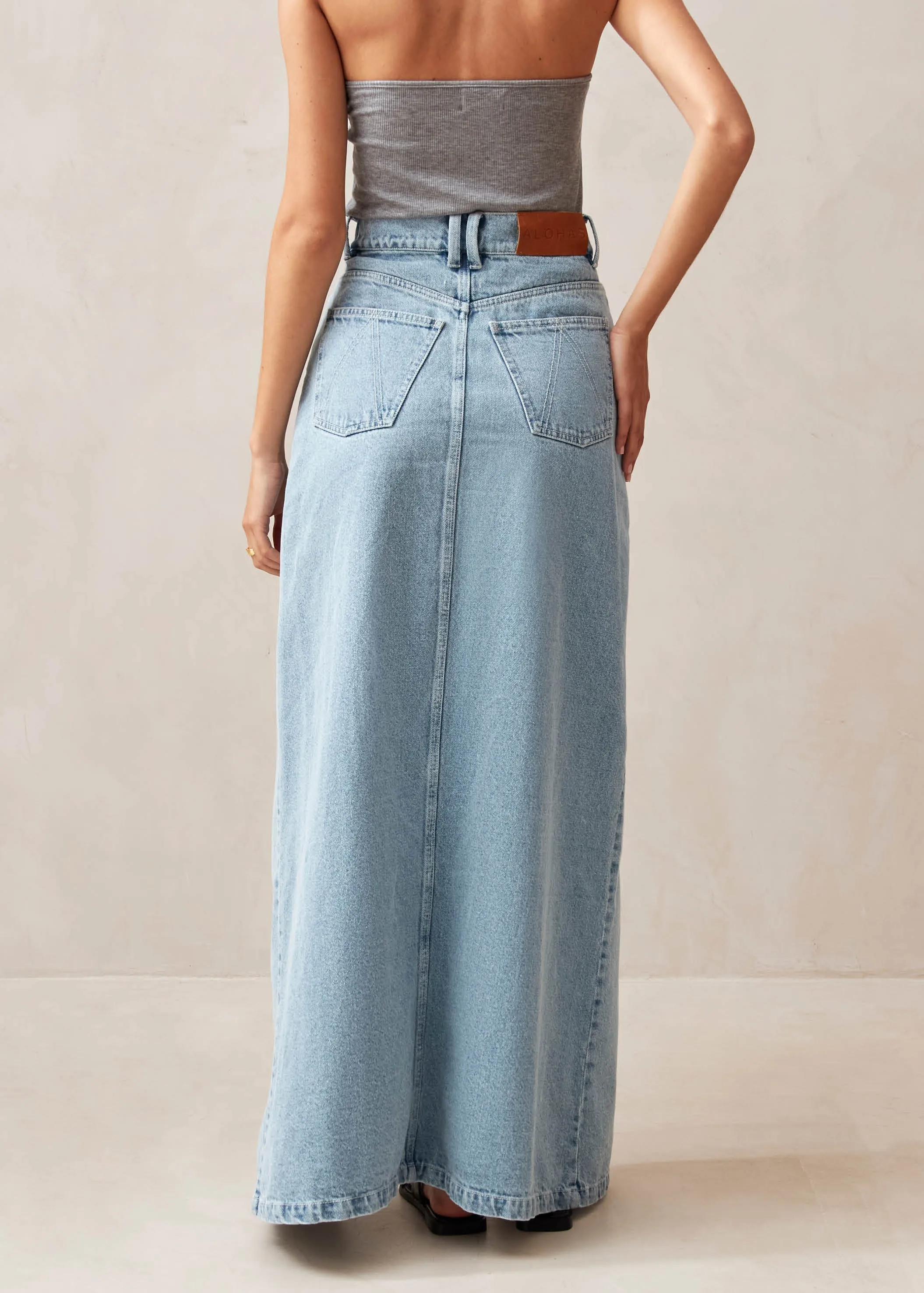 Mariana Blue Denim Skirt sold by Alohas product image thumbnail 2