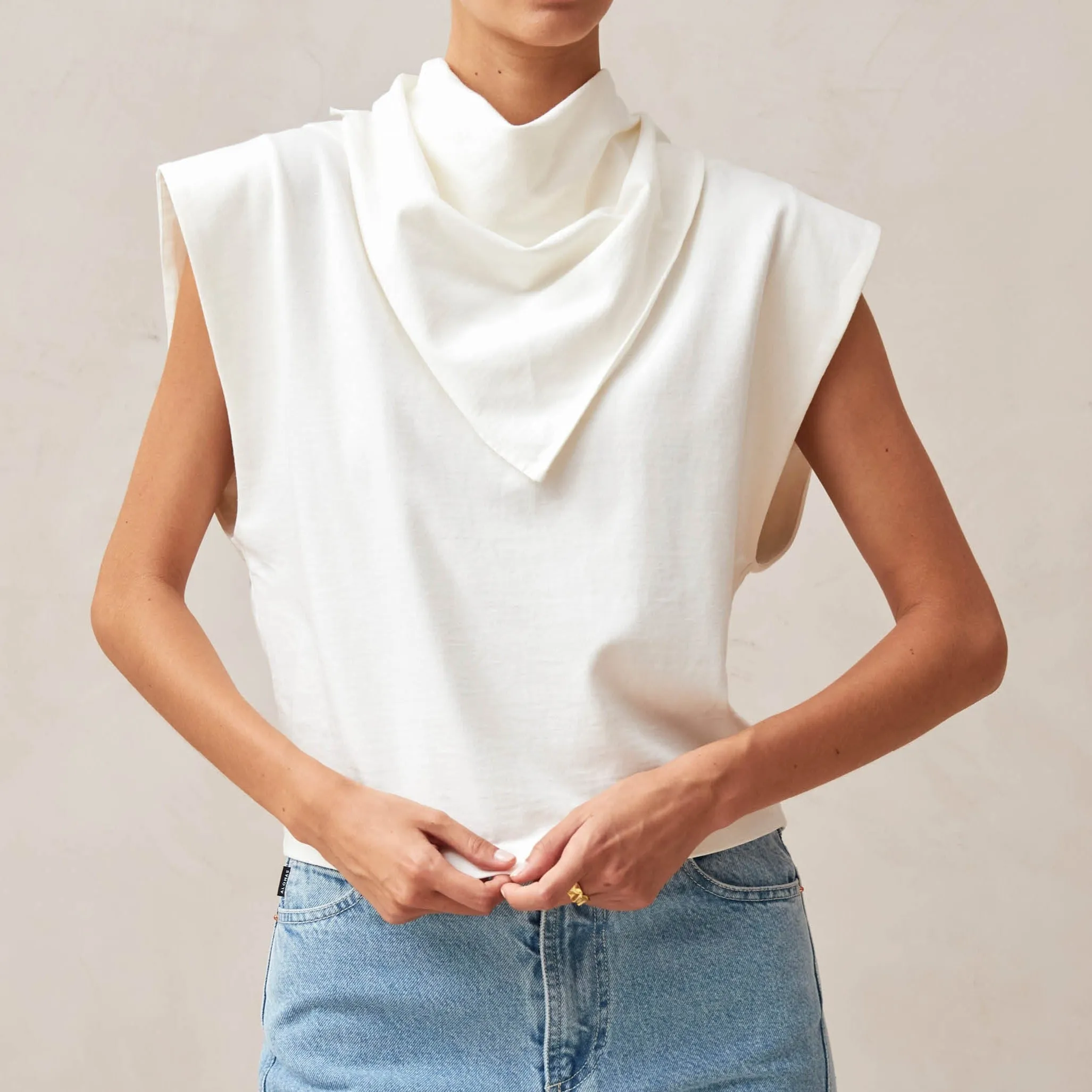 Laurent White Tshirt sold by Alohas product image thumbnail 3