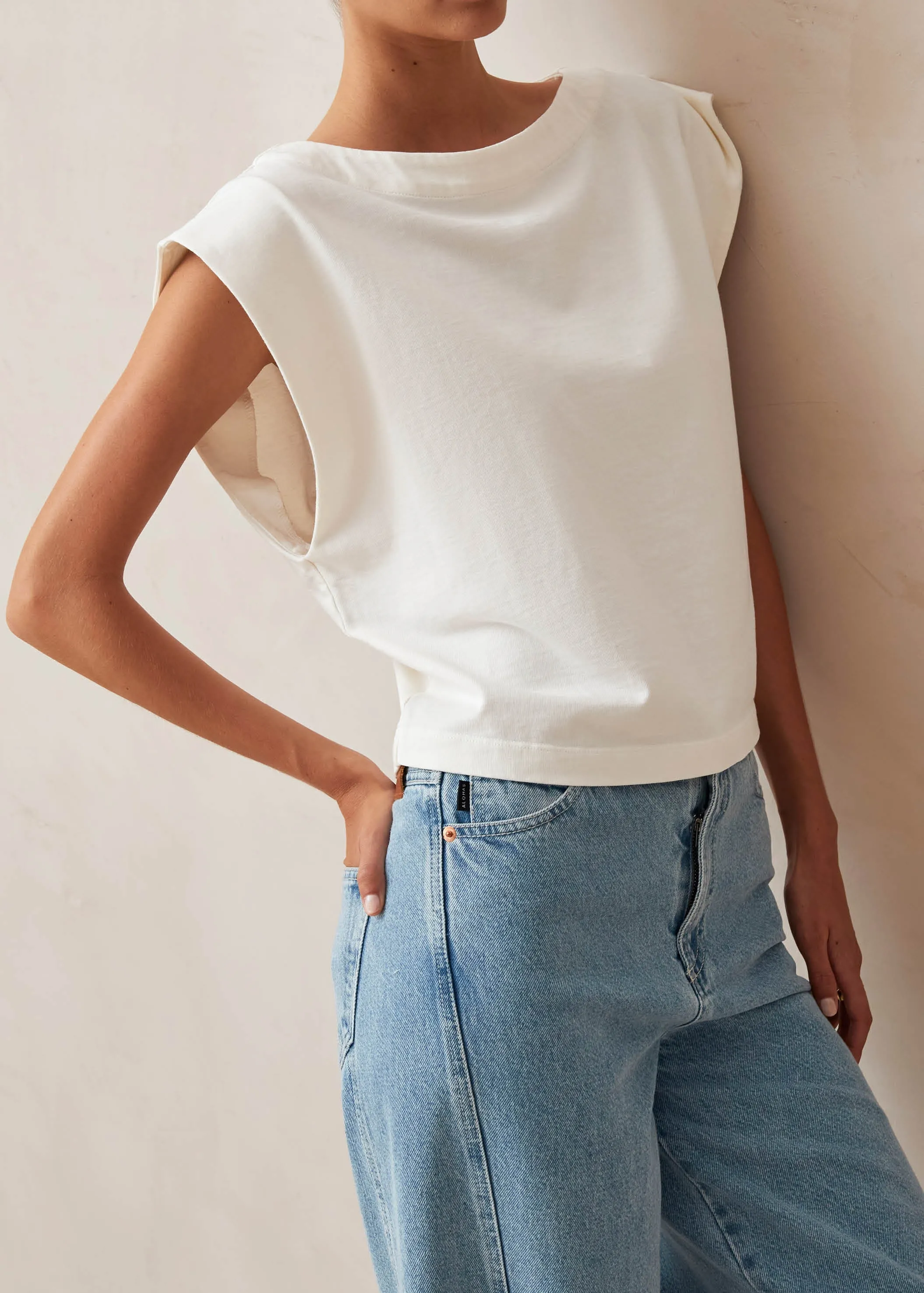 Laurent White Tshirt sold by Alohas product image thumbnail 2