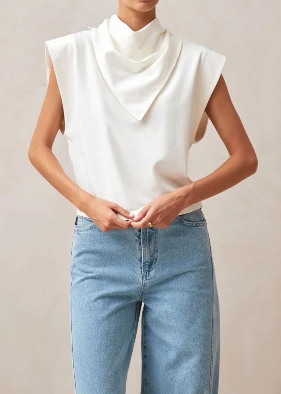 Laurent White Tshirt sold by Alohas