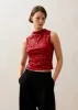 Carla Shimmer Red Tops sold by Alohas