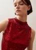 Carla Shimmer Red Tops sold by Alohas