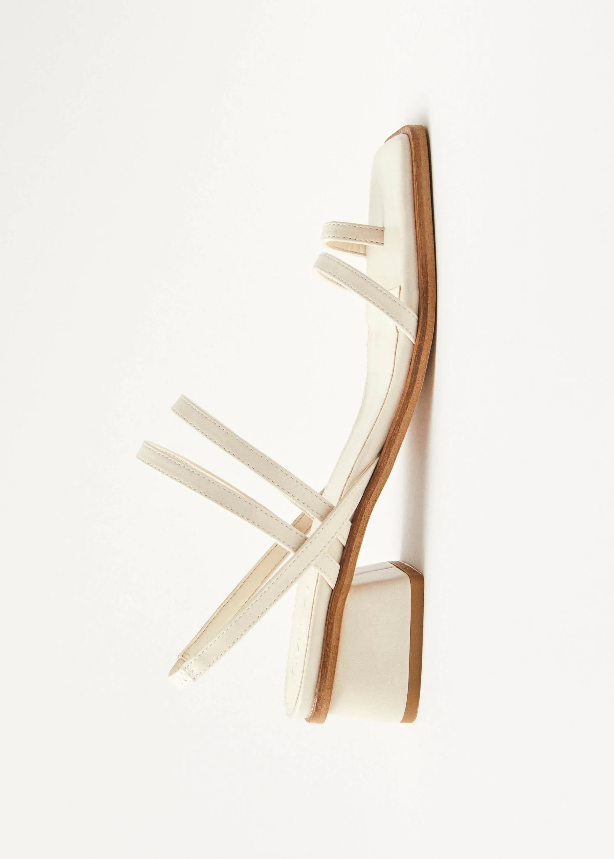 Marlowe Cream Vegan Leather Sandals sold by Alohas product image thumbnail 4