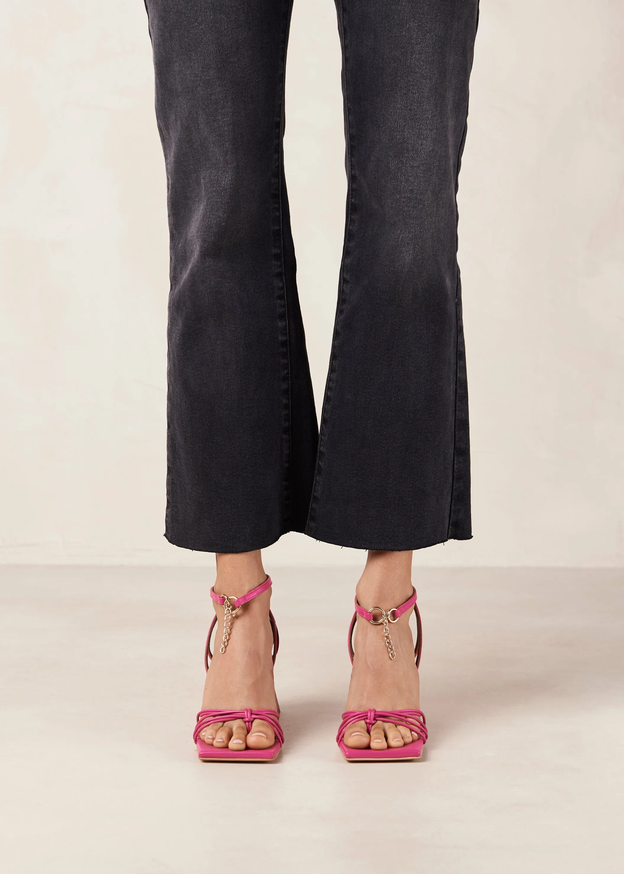 Cactus Magenta Leather Sandals sold by Alohas product image thumbnail 5