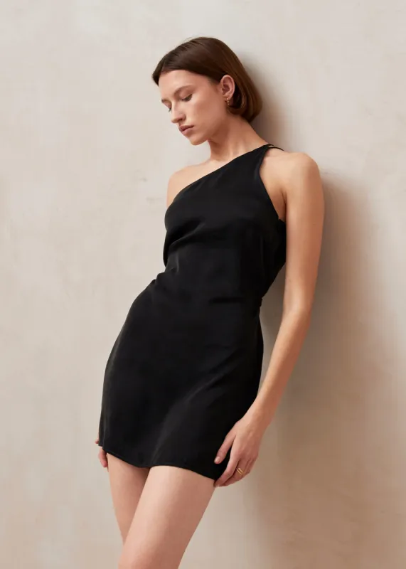 Gilda Black Mini Dress sold by Alohas