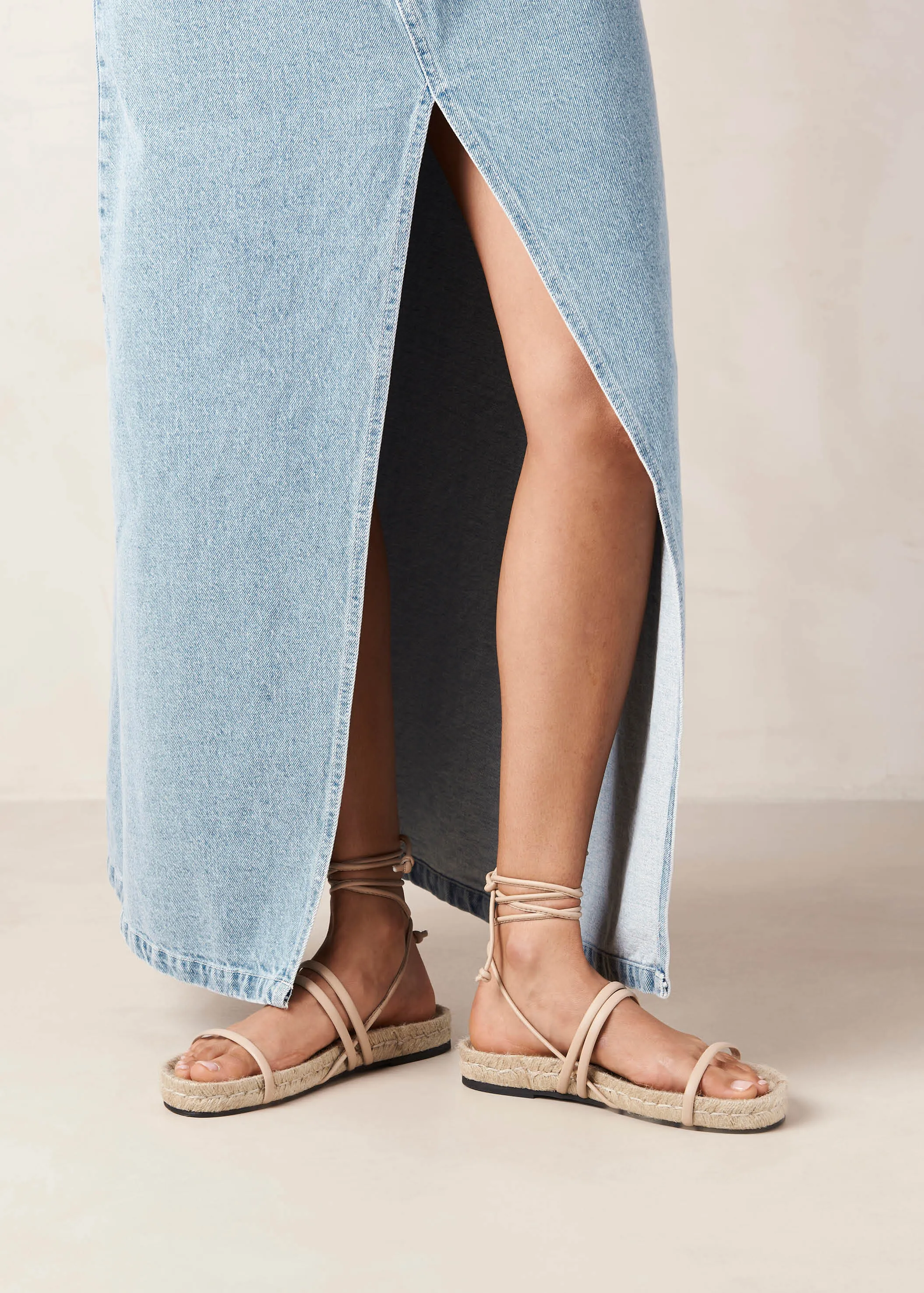 Rayna Beige Leather Sandals sold by Alohas product image thumbnail 5