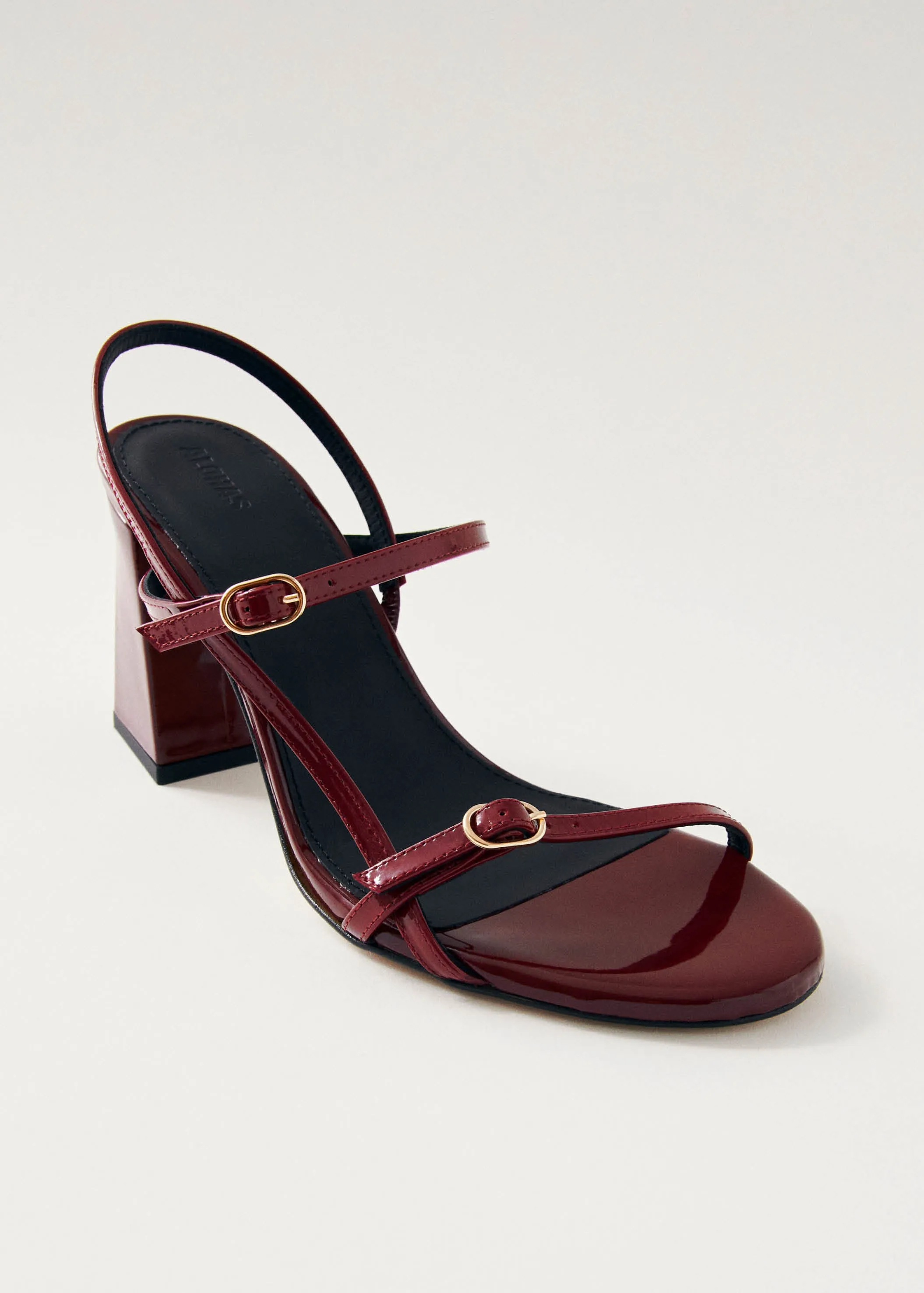 Elyn Onix Burgundy Leather Sandals sold by Alohas product image thumbnail 4