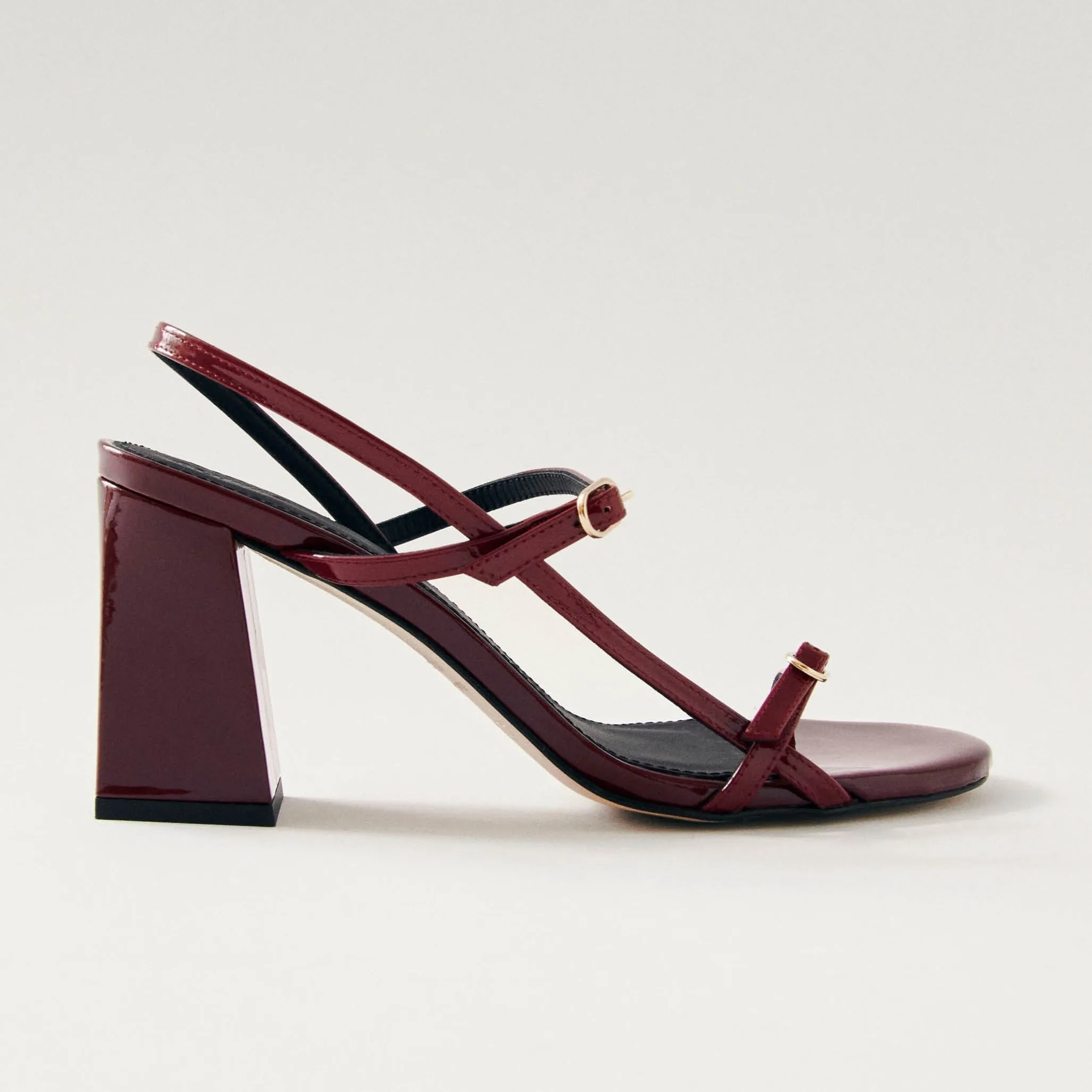 Elyn Onix Burgundy Leather Sandals sold by Alohas product image thumbnail 3