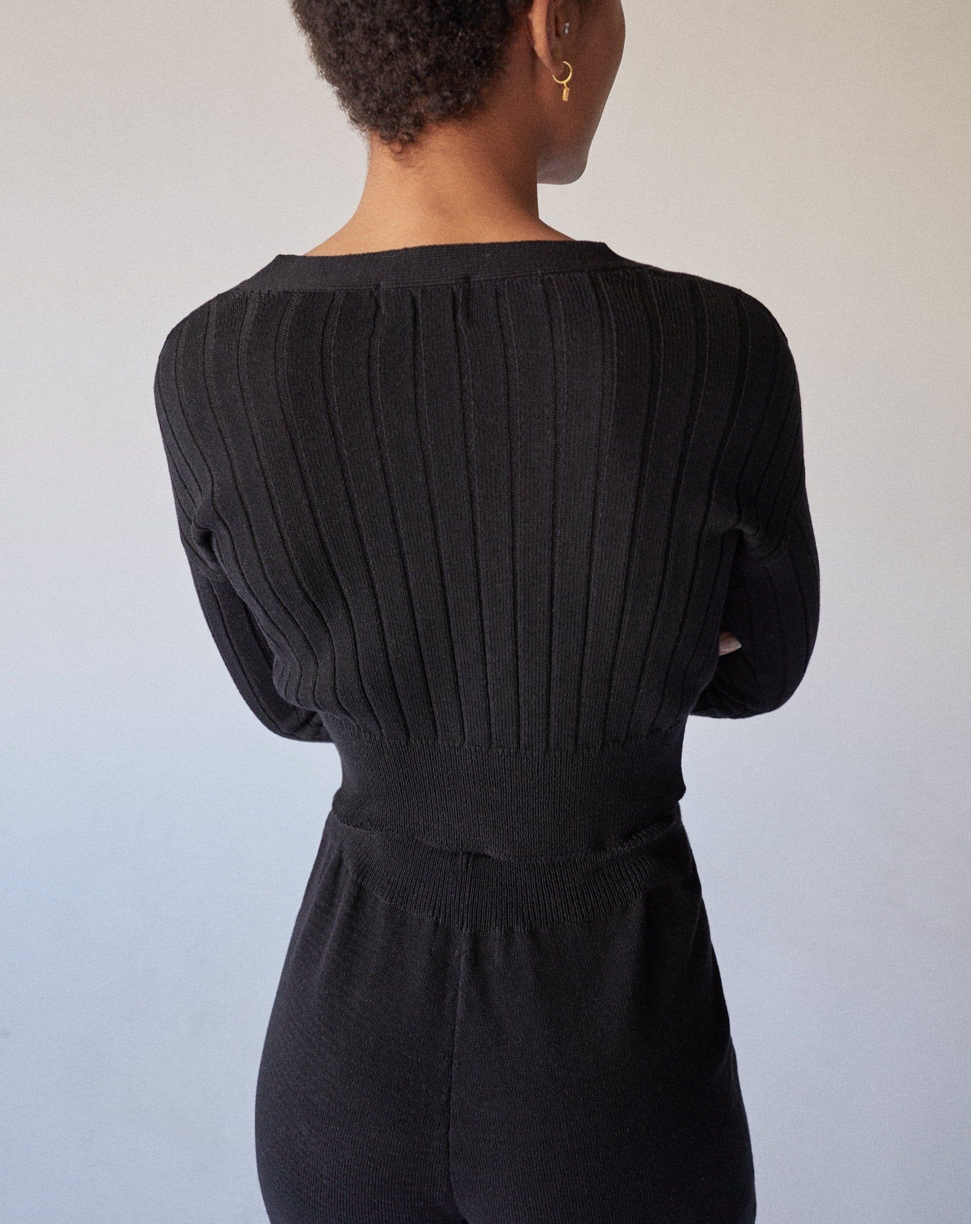 Tender Knit Cardigan Black sold by Alohas product image thumbnail 2
