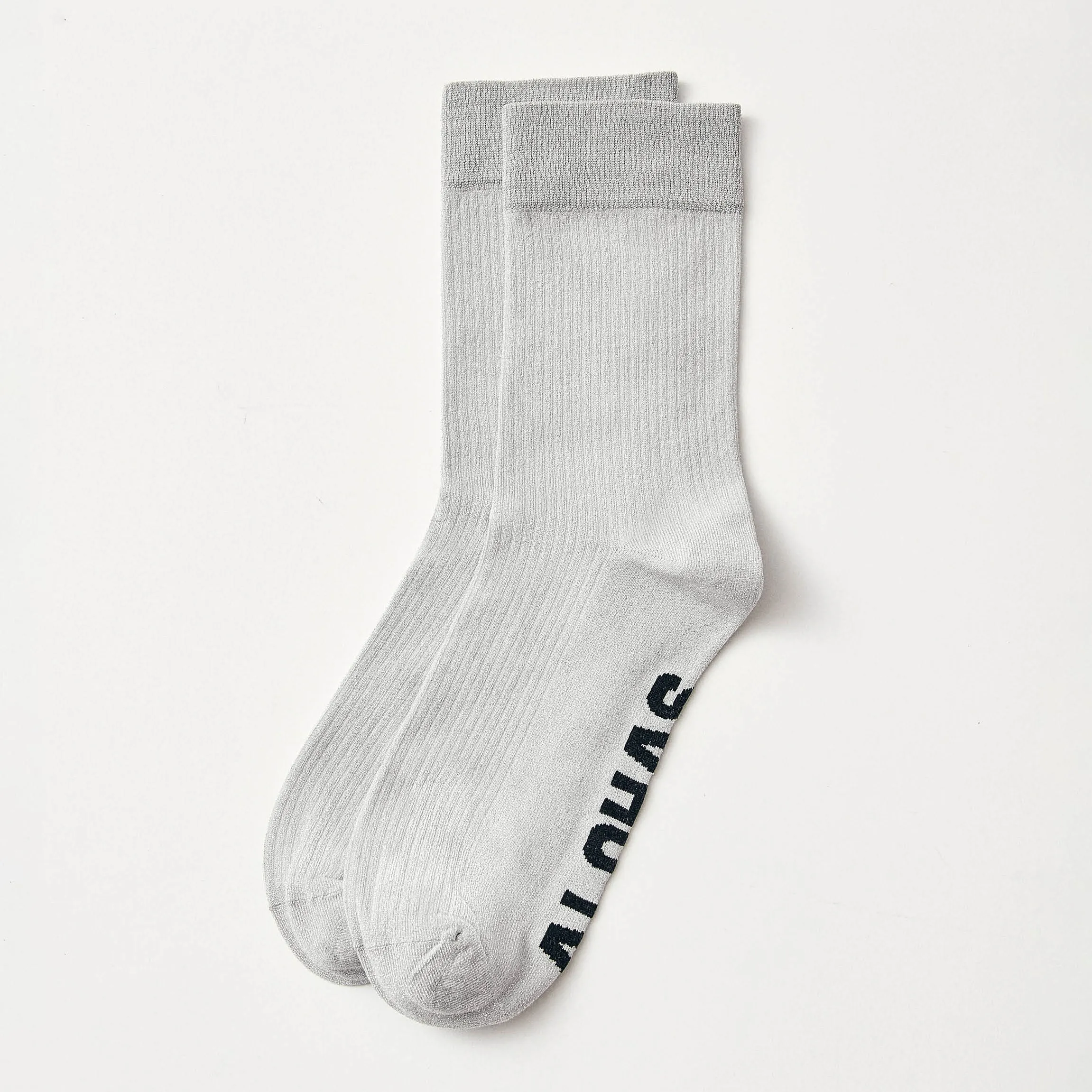 Ava Shimmer Silver Socks sold by Alohas product image thumbnail 3