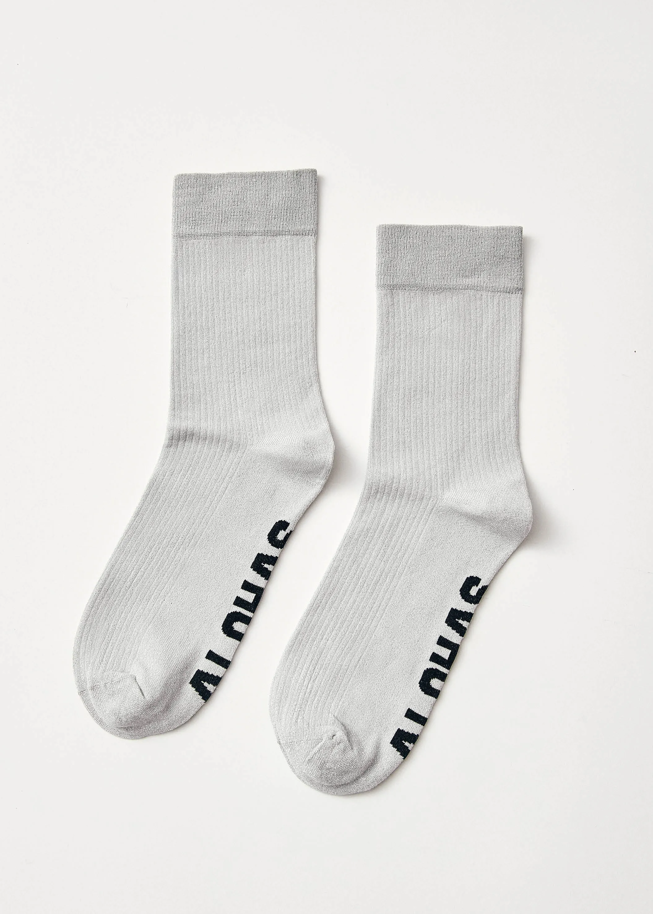 Ava Shimmer Silver Socks sold by Alohas product image thumbnail 4