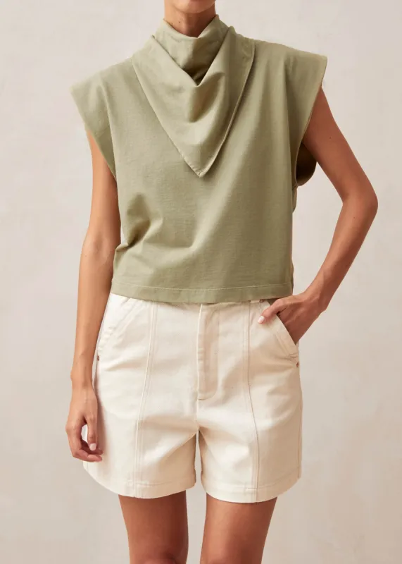 Laurent Khaki Tshirt sold by Alohas