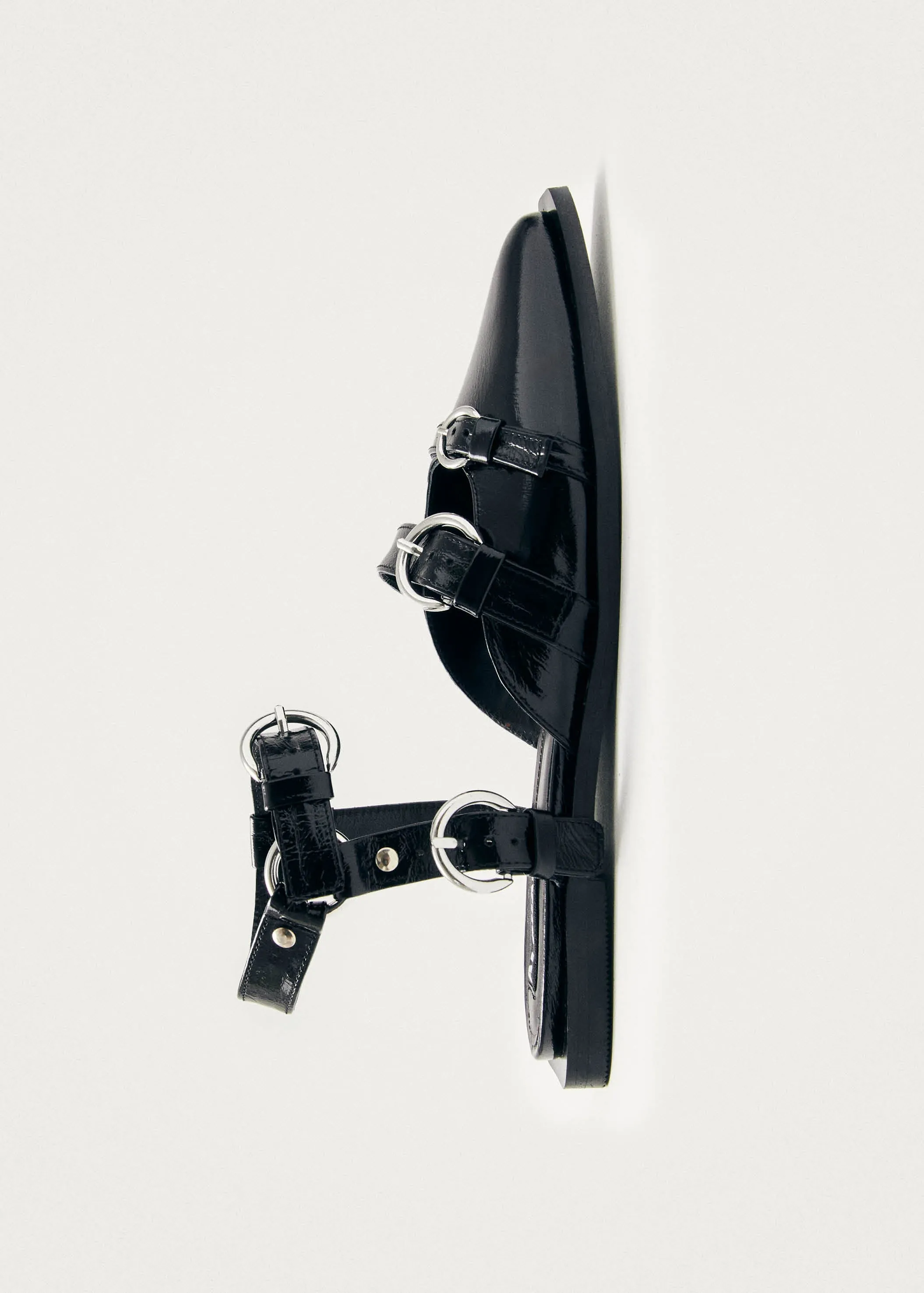 Thalara Onix Black Leather Ballet Flats sold by Alohas product image thumbnail 4