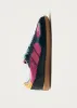 Tb.490 Dye Black Pink Leather Sneakers sold by Alohas