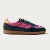 Tb.490 Dye Black Pink Leather Sneakers sold by Alohas