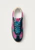 Tb.490 Dye Black Pink Leather Sneakers sold by Alohas