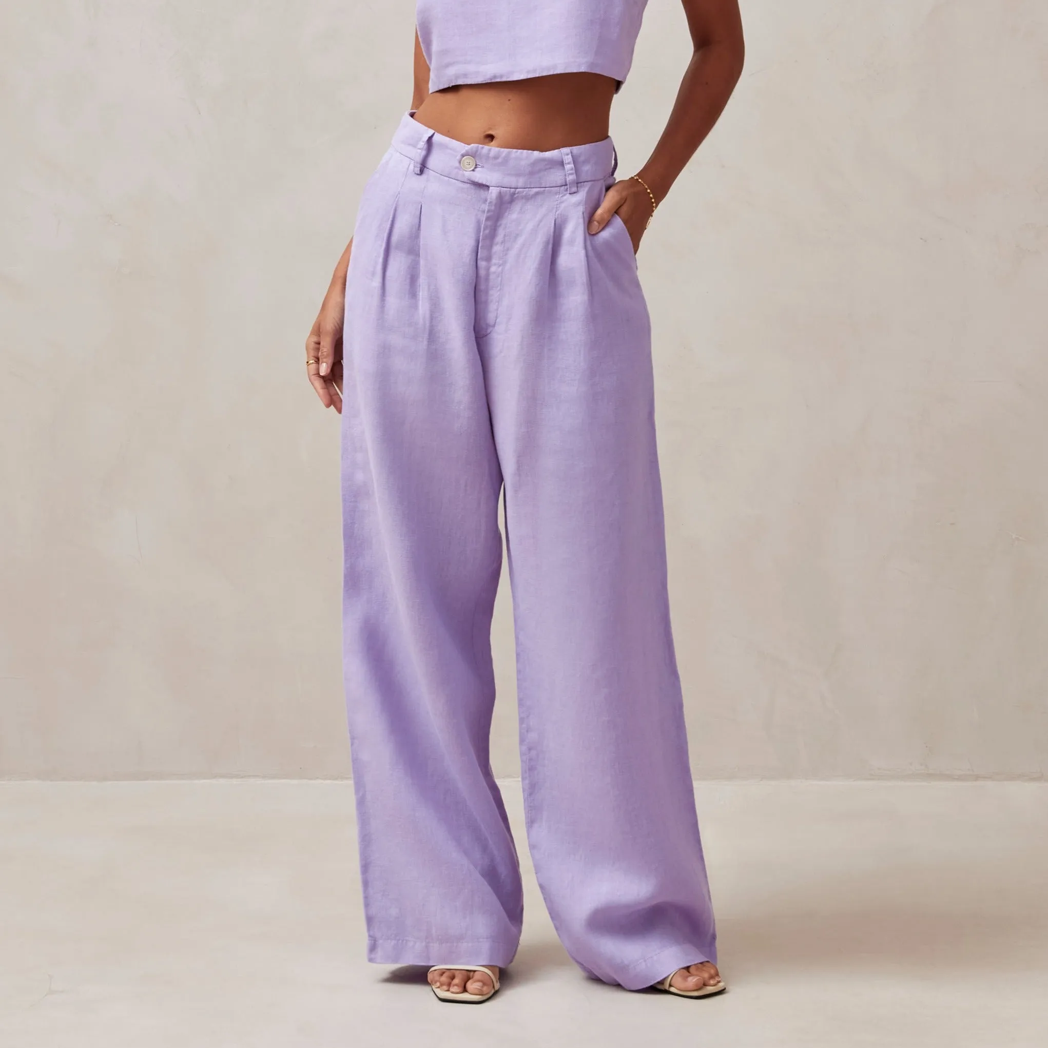 Kaede Lilac Pants sold by Alohas product image thumbnail 3