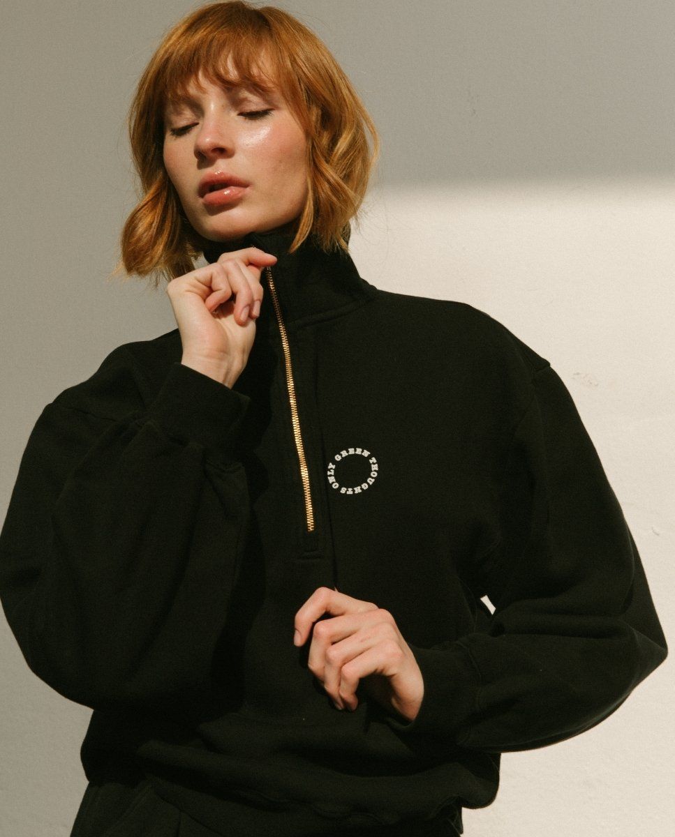 Macchiato Sweatshirt Black sold by Alohas product image thumbnail 2