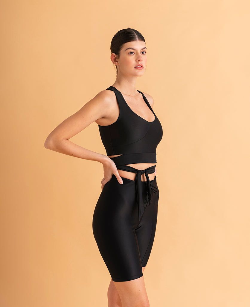 Petit Cross Short Black sold by Alohas