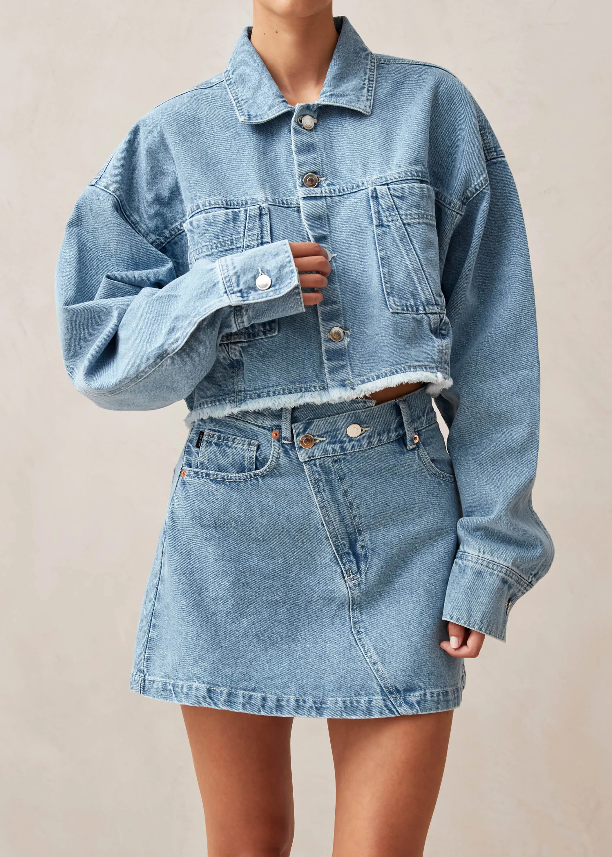 Calgary Blue Denim Jacket sold by Alohas product image thumbnail 4