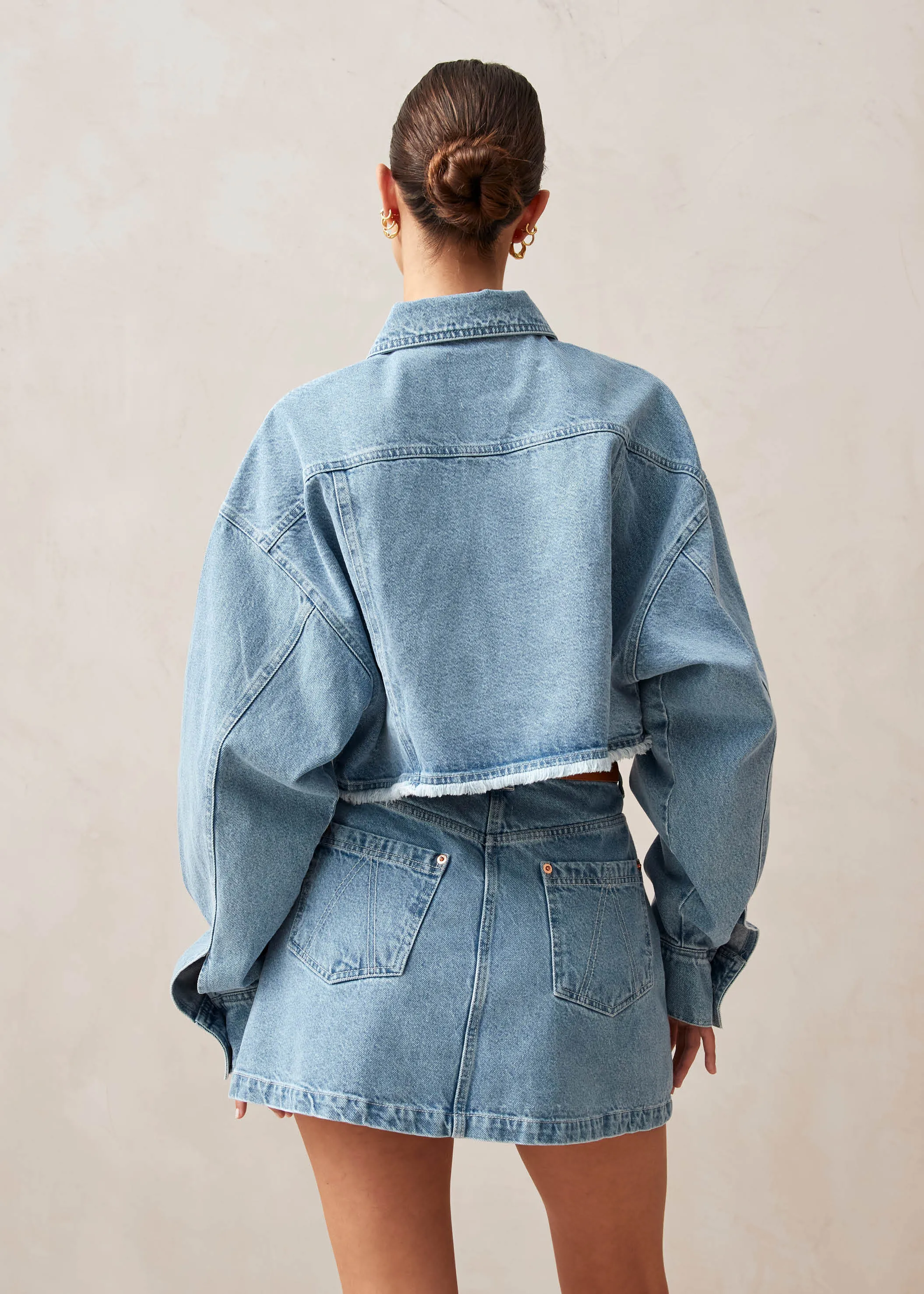 Calgary Blue Denim Jacket sold by Alohas product image thumbnail 2
