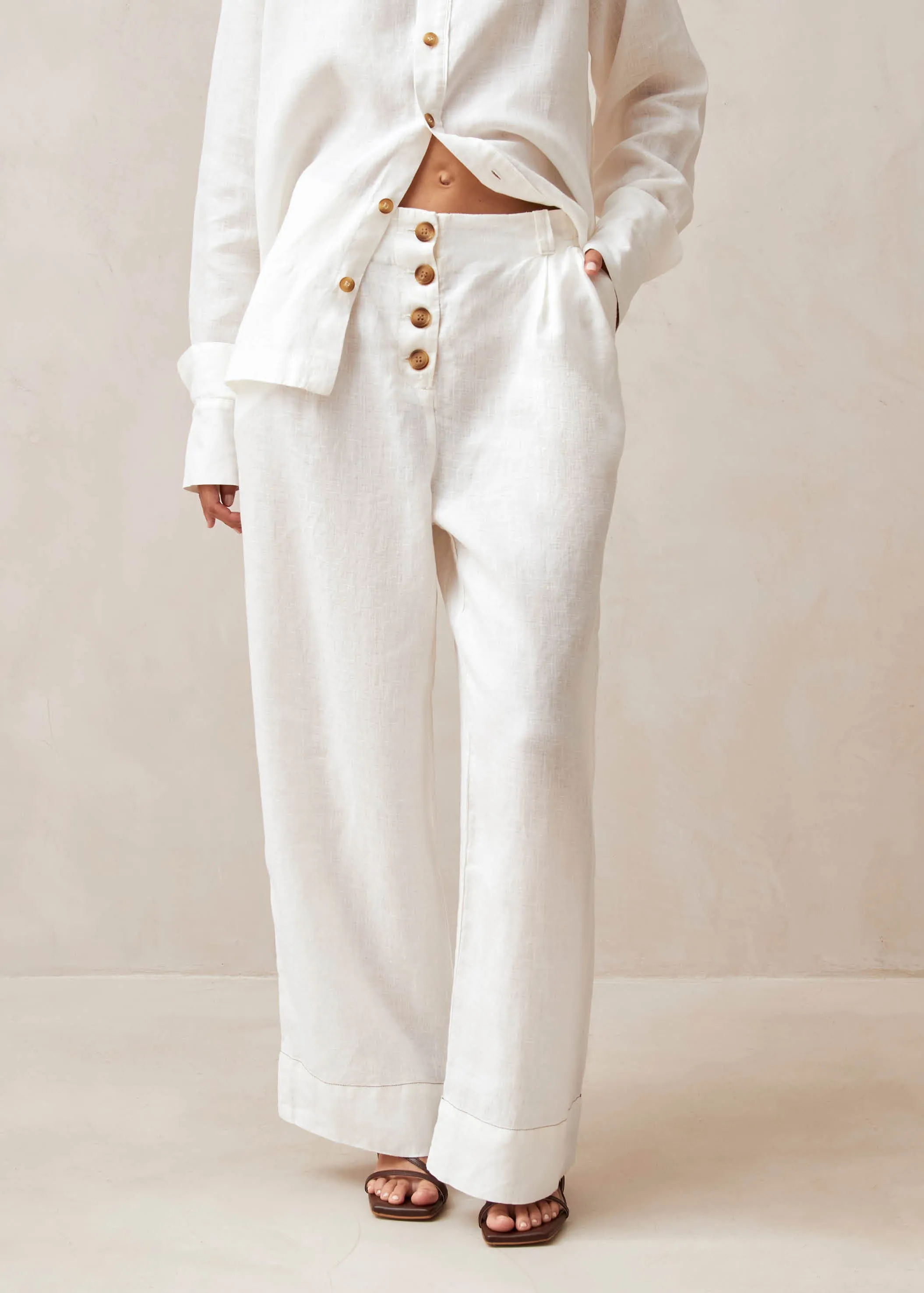 Zulu Cream Pants sold by Alohas product image thumbnail 4