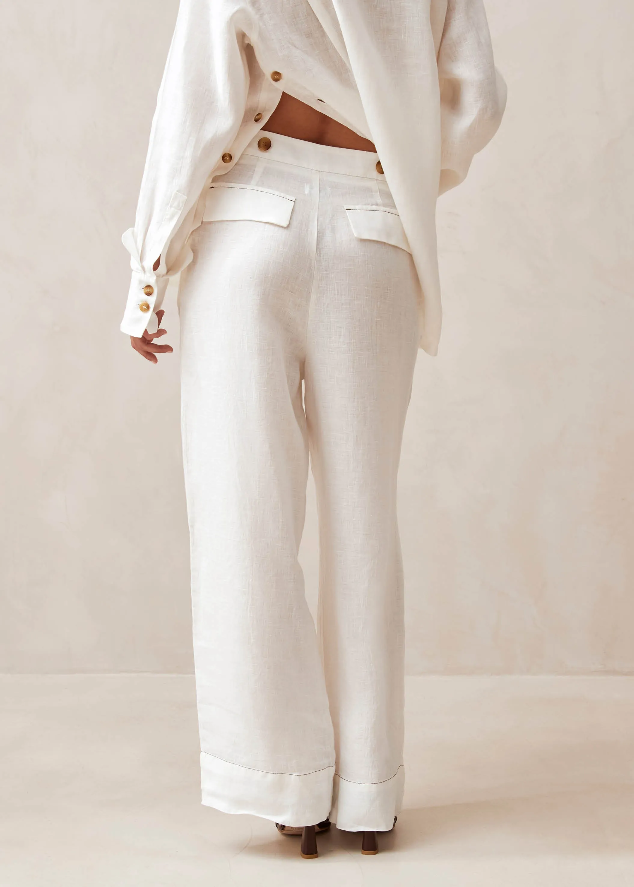 Zulu Cream Pants sold by Alohas product image thumbnail 2