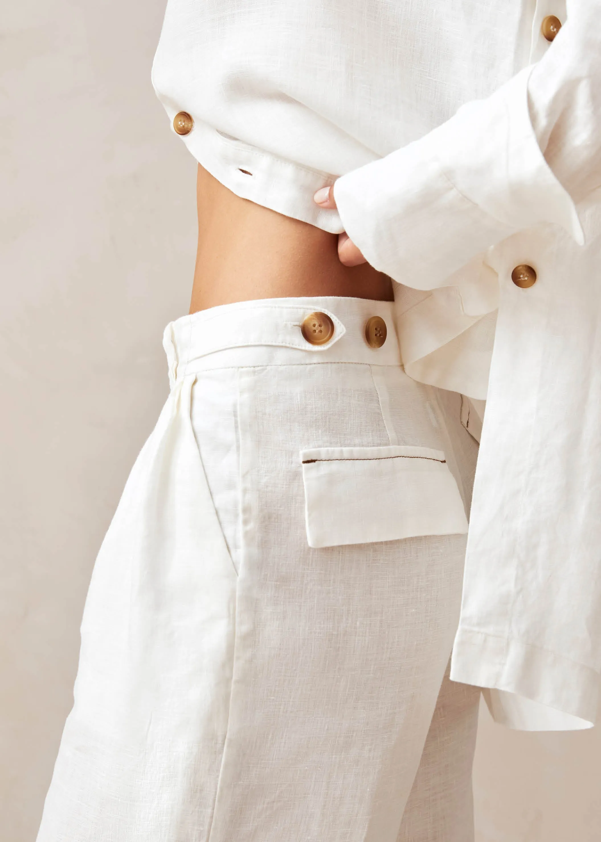 Zulu Cream Pants sold by Alohas product image thumbnail 5