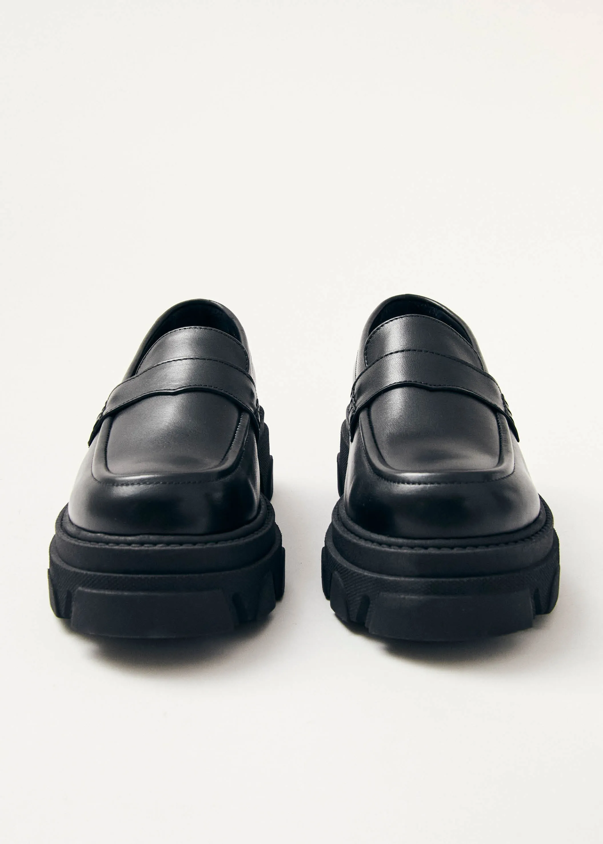 Trailblazer Black Leather Loafers sold by Alohas product image thumbnail 2