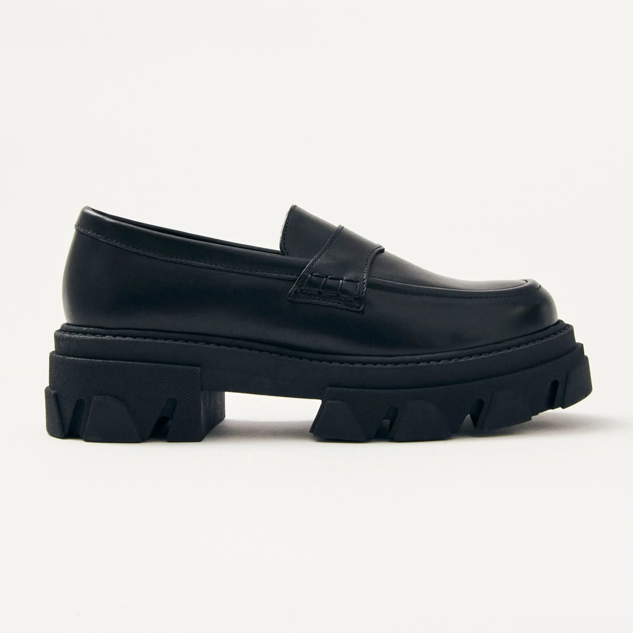 Trailblazer Black Leather Loafers sold by Alohas product image thumbnail 3