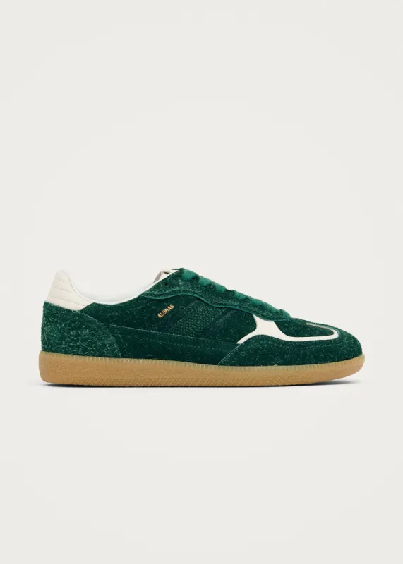 Tb.490 Rife Suede Fuzzy Green Leather Sneakers sold by Alohas