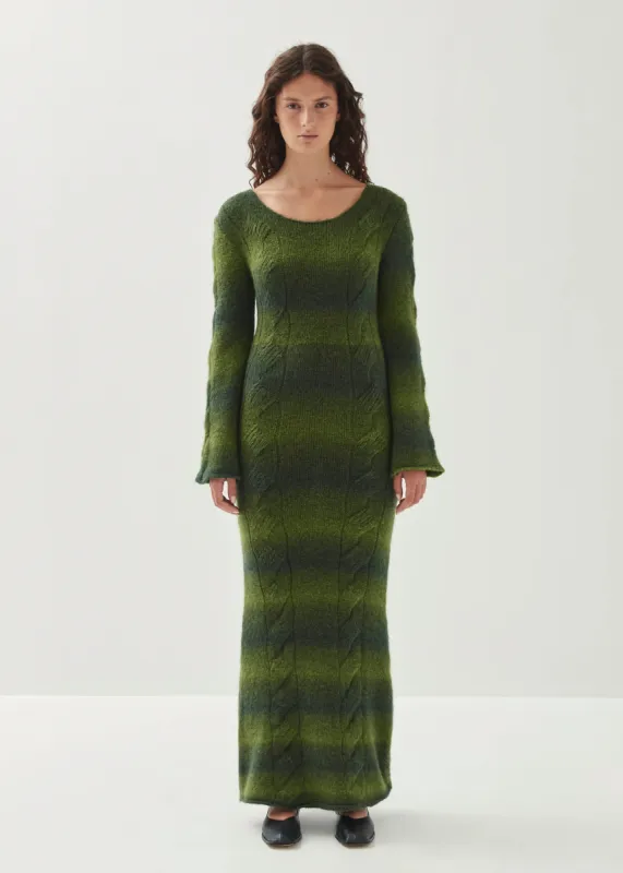 Trenza Green Dress sold by Alohas