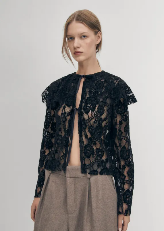 Tolpa Lace Black Blouse made by Alohas
