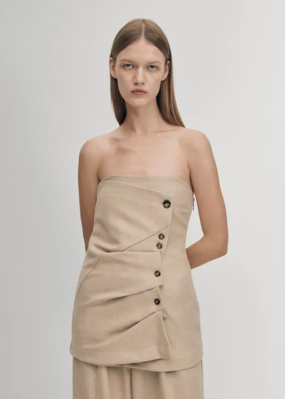 Moon Beige Top made by Alohas