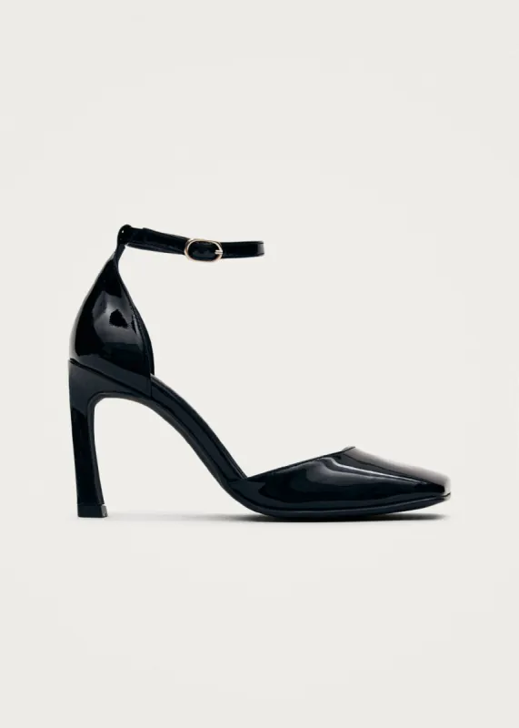 Liebe Onix Black Leather Pumps sold by Alohas