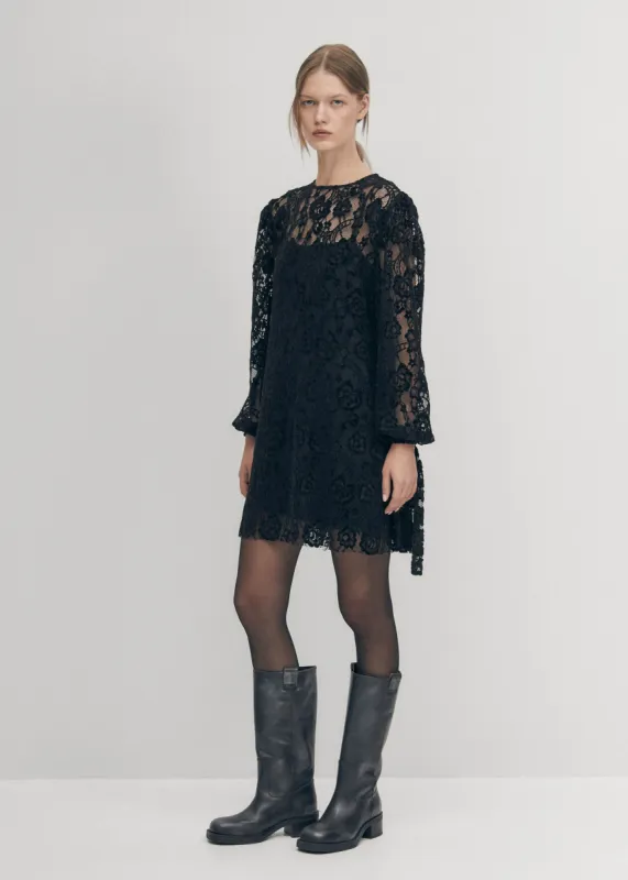 Dablon Lace Black Dress sold by Alohas