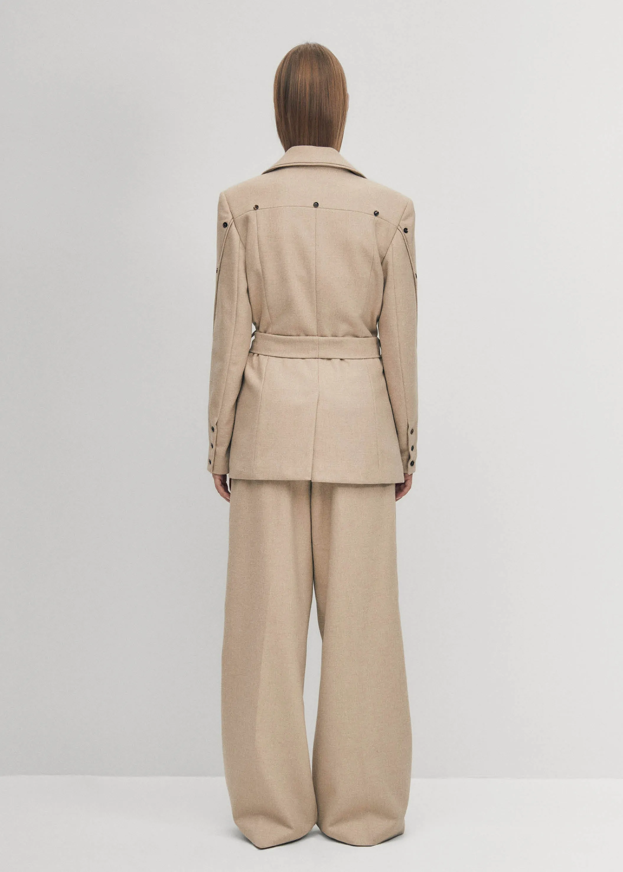 Beth Beige Blazer sold by Alohas product image thumbnail 5