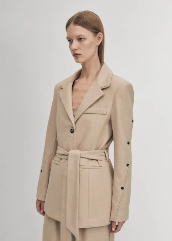 Beth Beige Blazer sold by Alohas