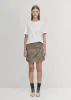 Adela Taupe Skirt sold by Alohas