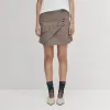 Adela Taupe Skirt sold by Alohas