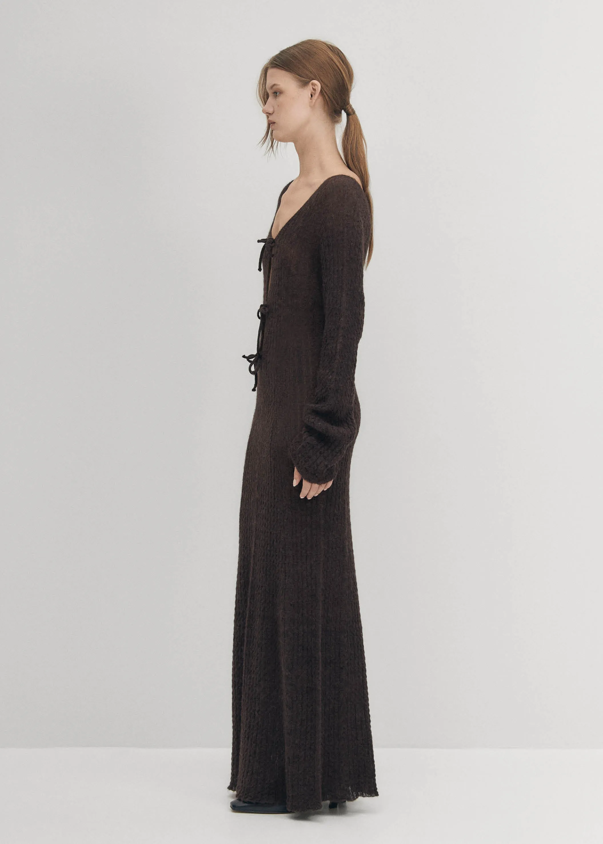 Triza Brown Dress sold by Alohas product image thumbnail 5