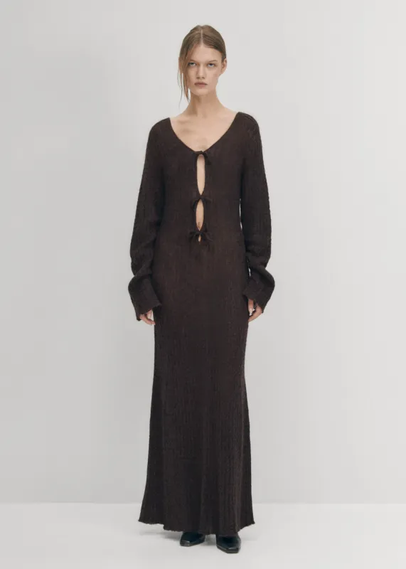 Triza Brown Dress sold by Alohas