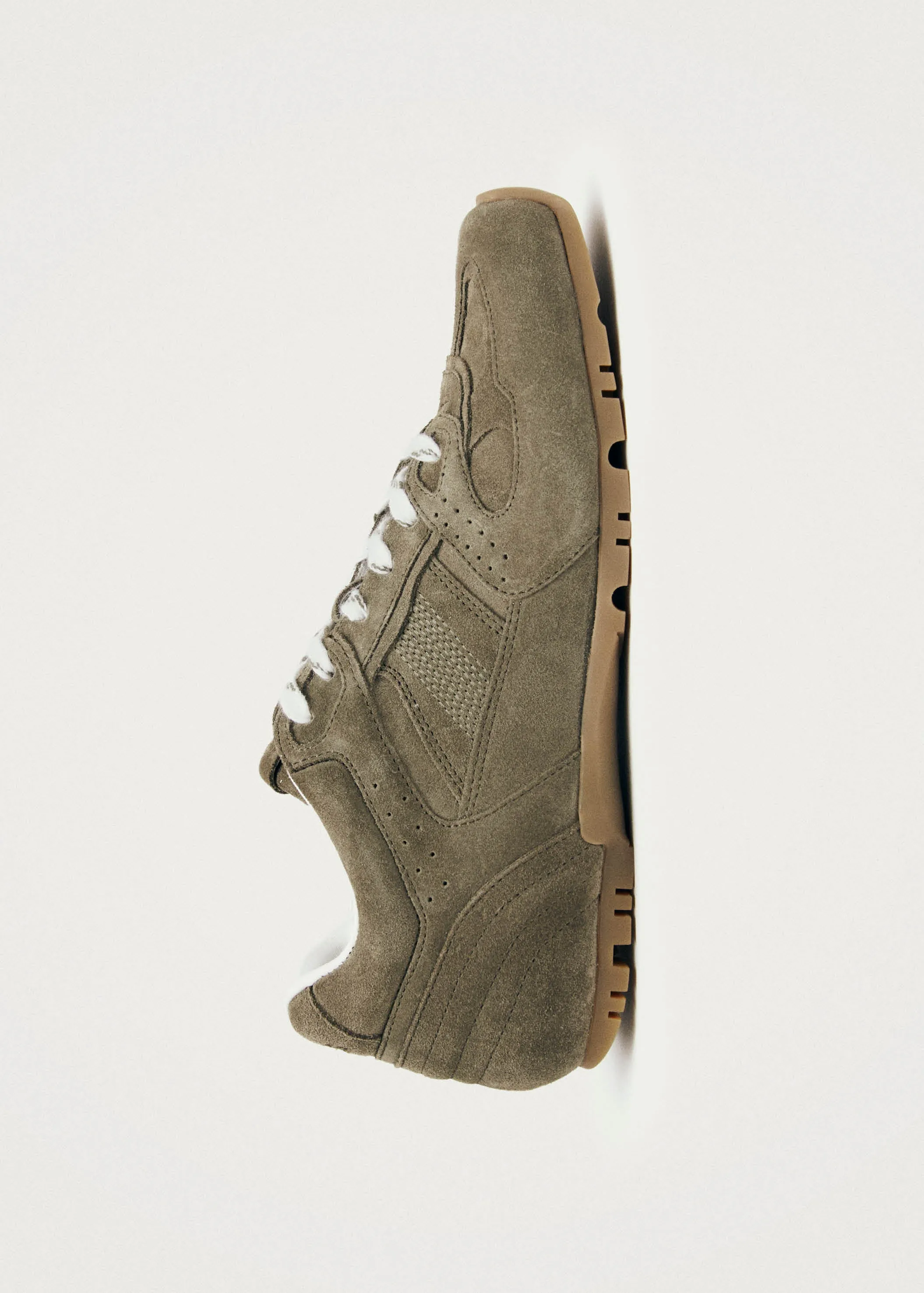 Tb.56 Suede Khaki Leather Sneakers sold by Alohas product image thumbnail 5