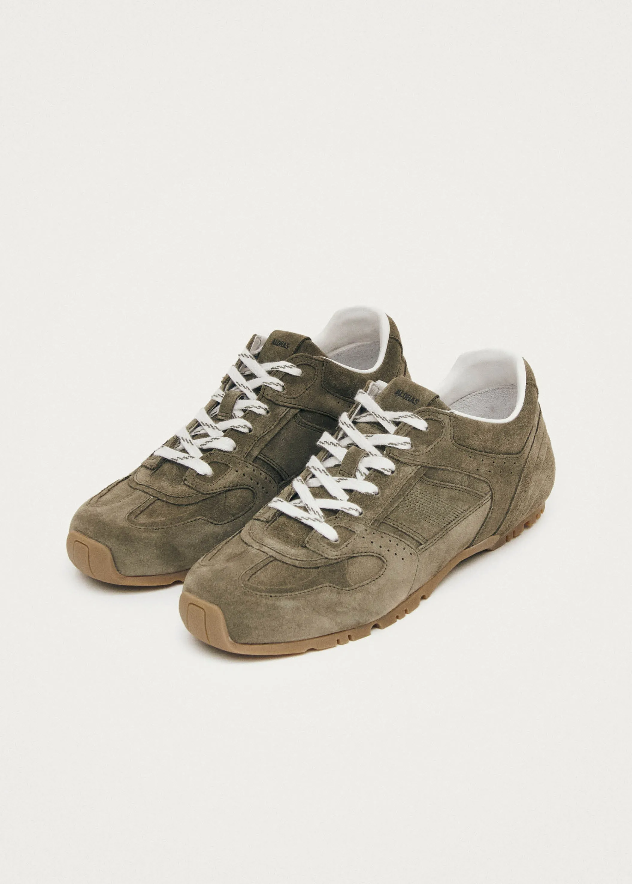 Tb.56 Suede Khaki Leather Sneakers sold by Alohas product image thumbnail 2