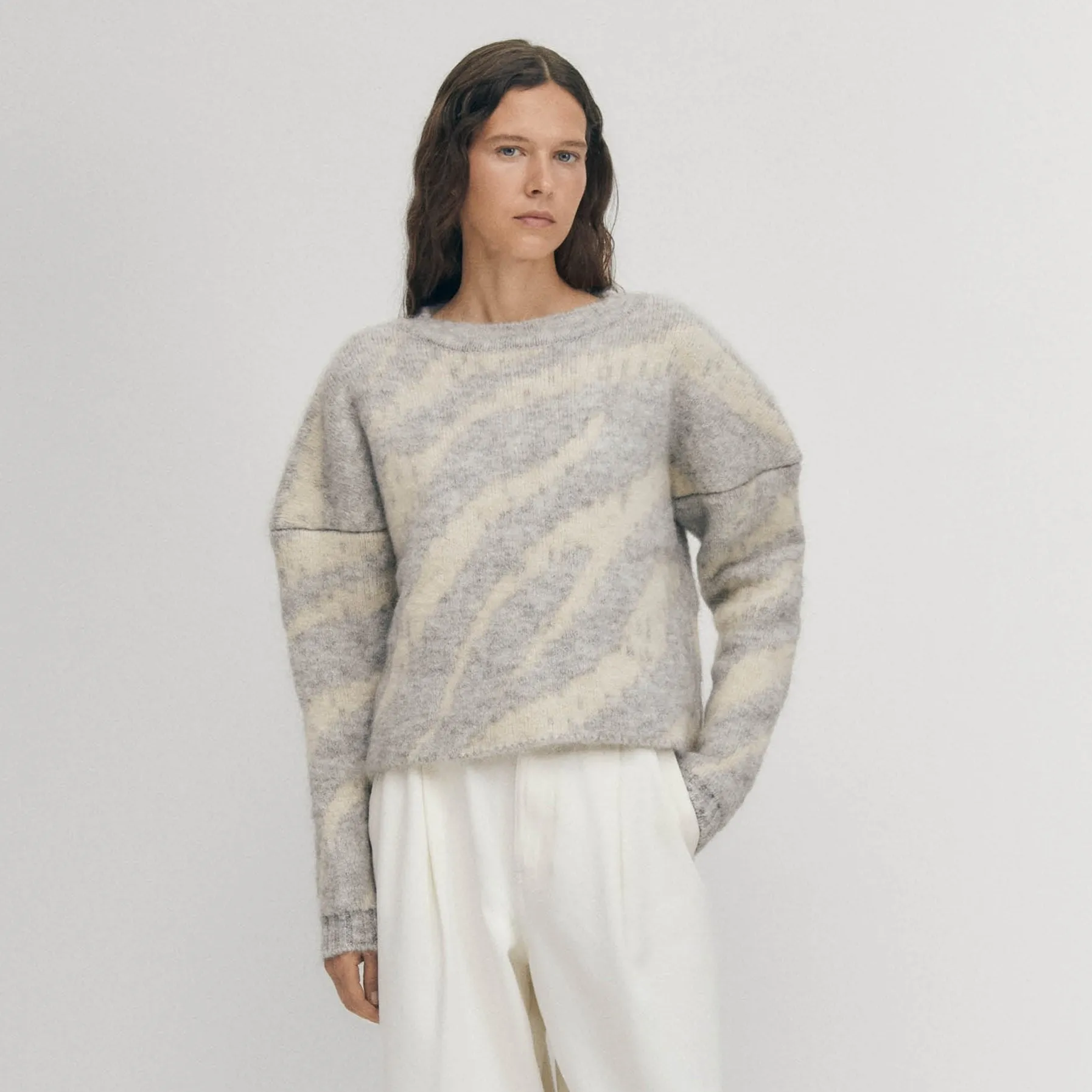 Malmo Grey Sweater sold by Alohas product image thumbnail 3