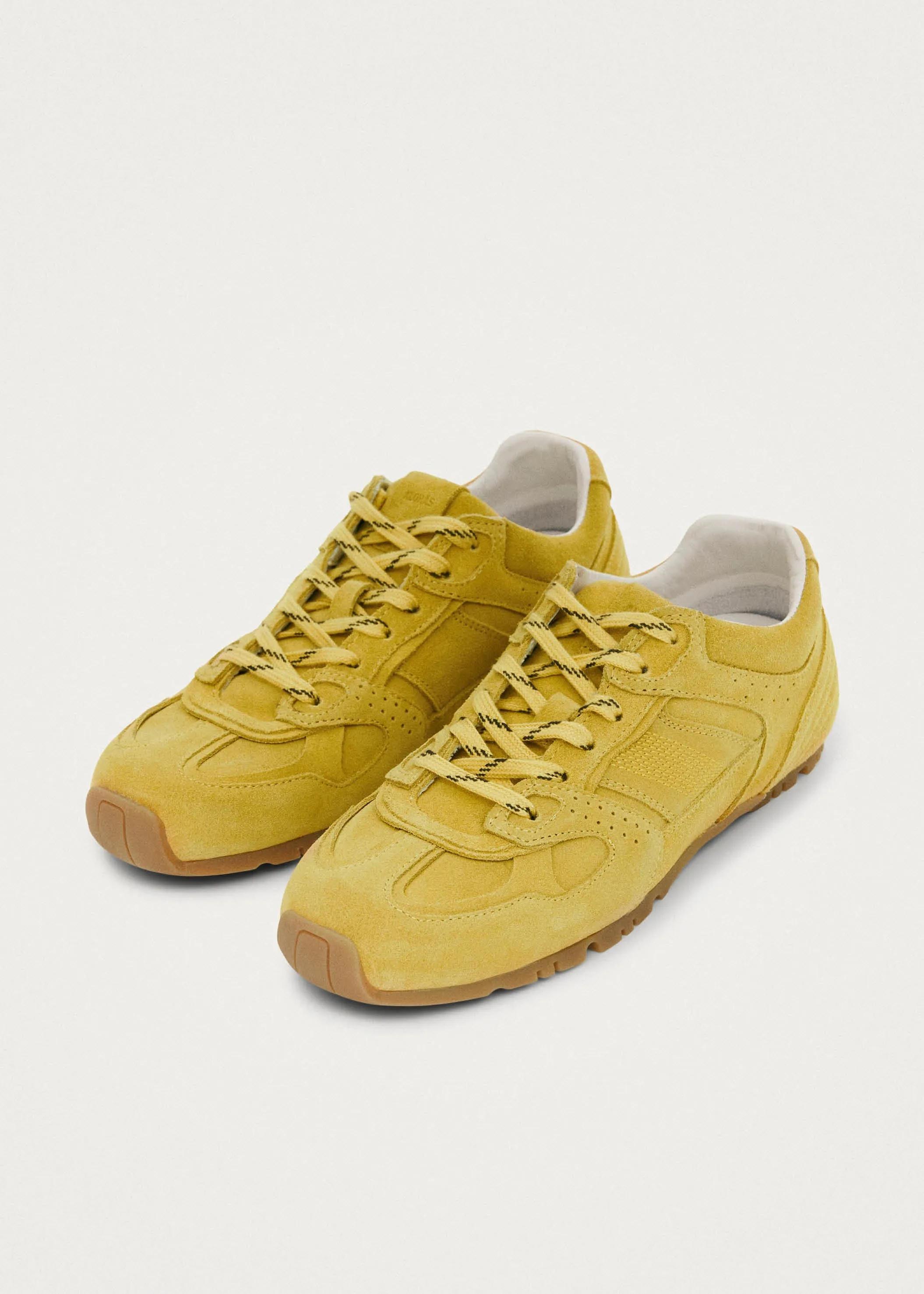 Tb.56 Suede Yellow Leather Sneakers sold by Alohas product image thumbnail 2