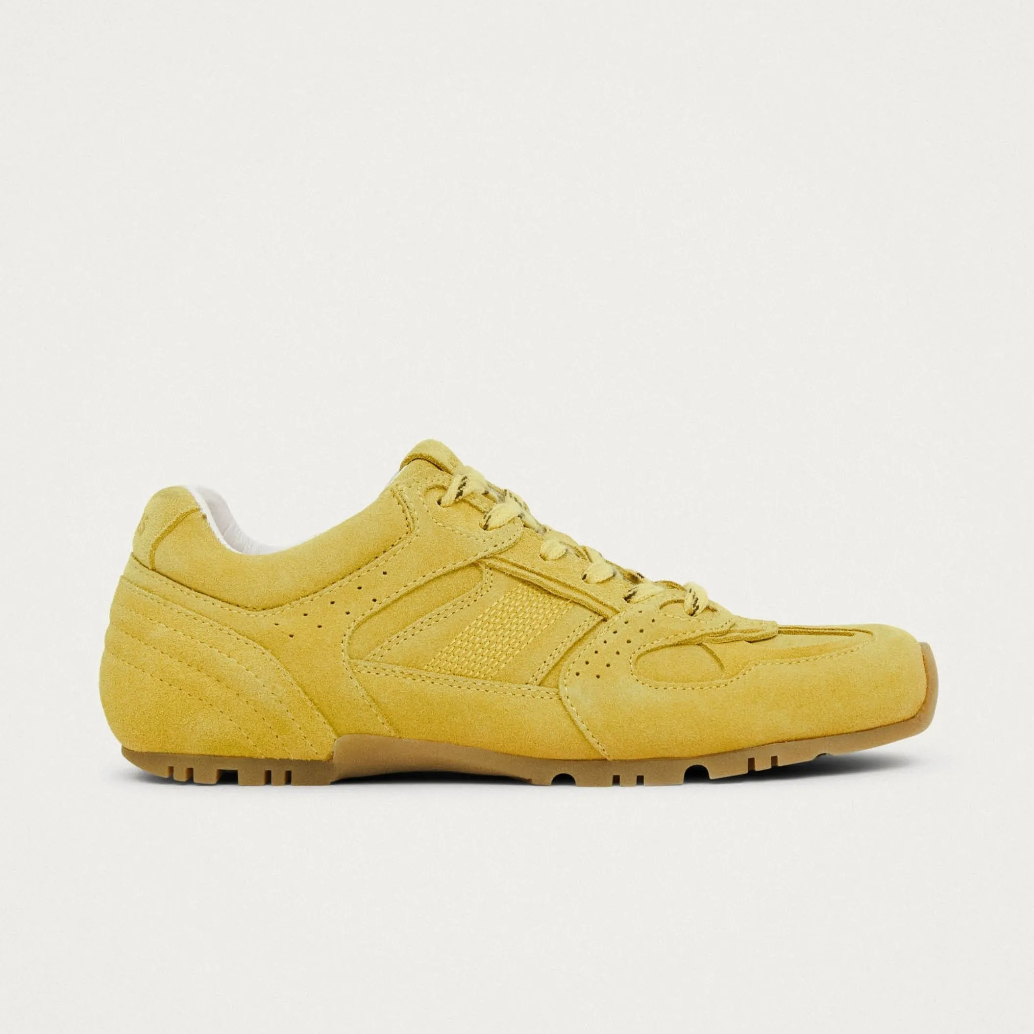 Tb.56 Suede Yellow Leather Sneakers sold by Alohas product image thumbnail 3